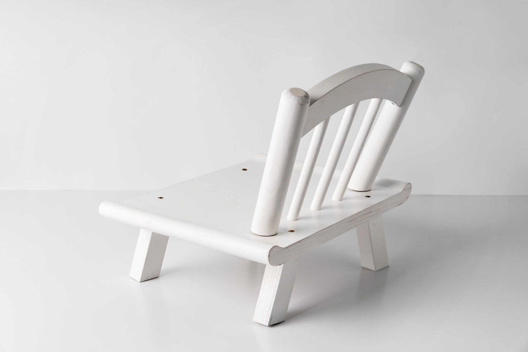 Kate Nouveau-né Chaise en Bois Blanche Accessoires de photographie