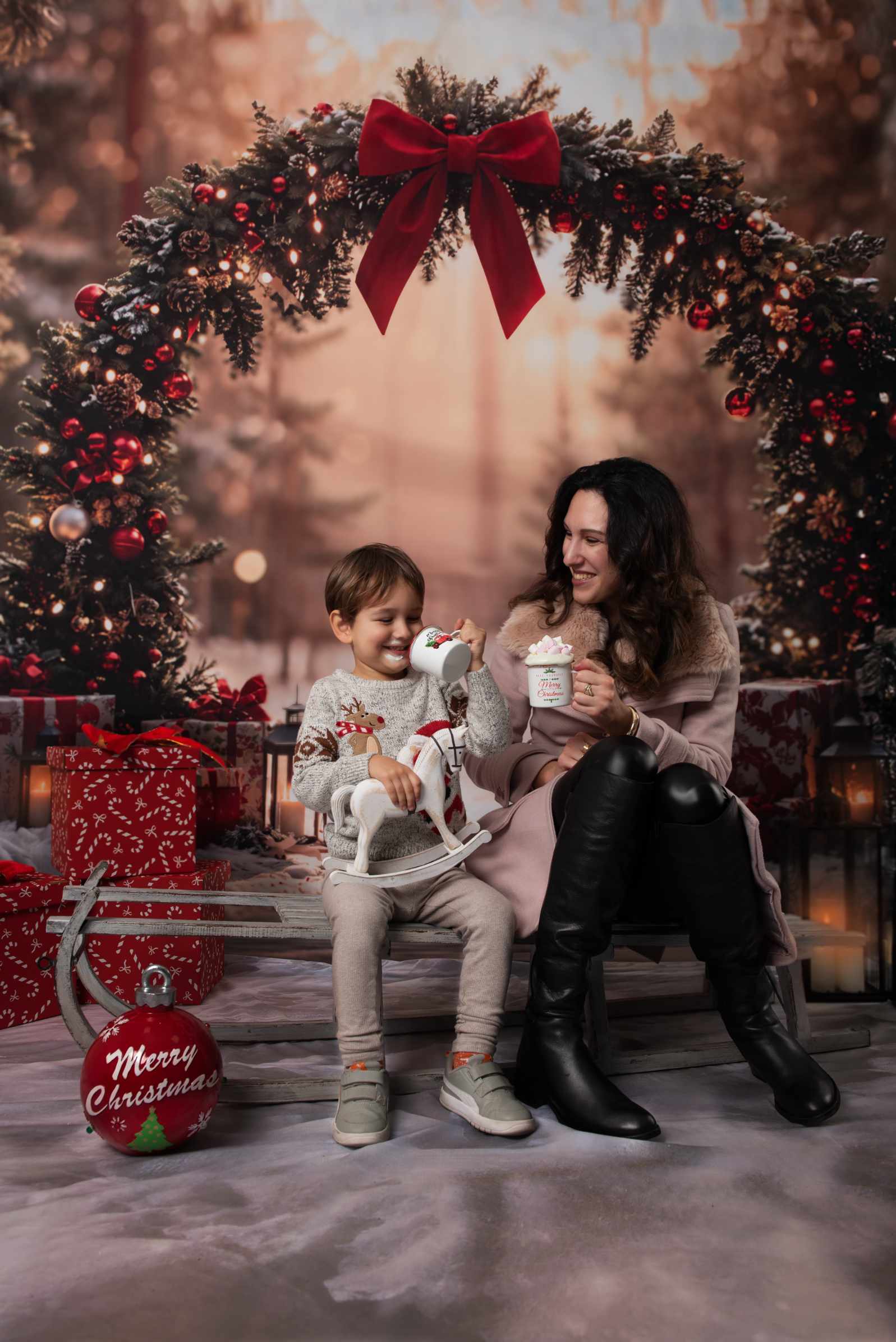 Kate Noël Arche Forêt Ensoleillé Cadeaux Toile de fond conçue par Emetselch - Kate Backdrop FR