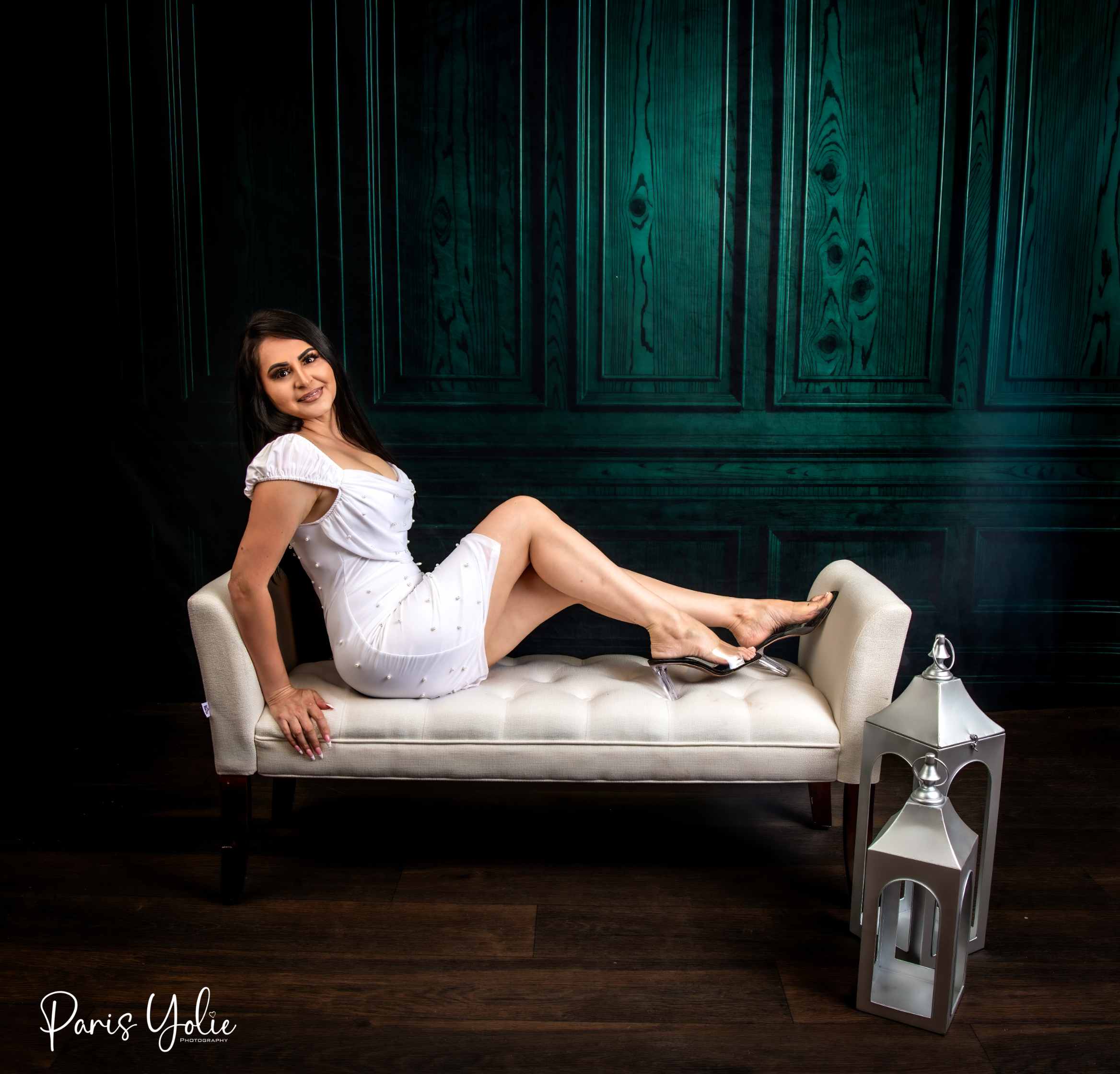 Kate Vert foncé Mur Rétro Classique Toile de fond conçue par Emetselch - Kate Backdrop FR