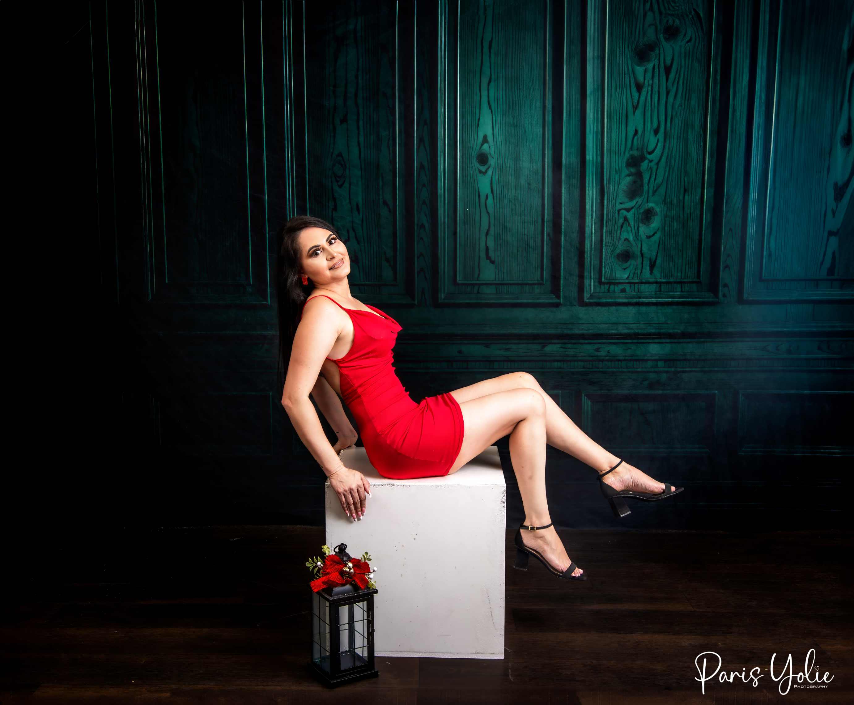 Kate Vert foncé Mur Rétro Classique Toile de fond conçue par Emetselch - Kate Backdrop FR