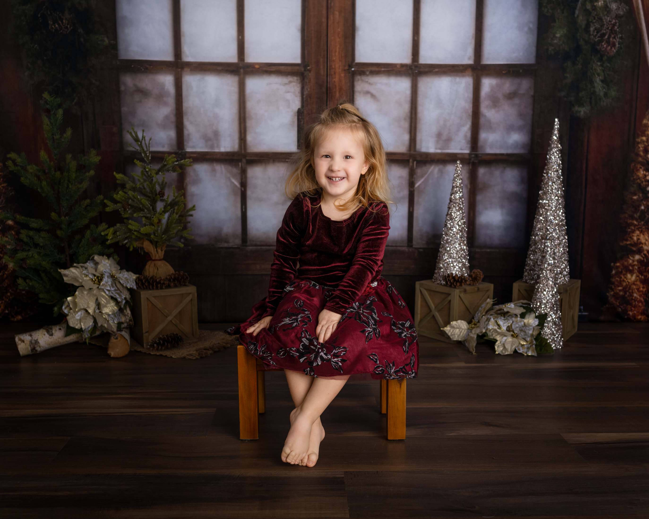 Kate Noël Rétro Porte Chambre Toile de fond pour la photographie - Kate Backdrop FR