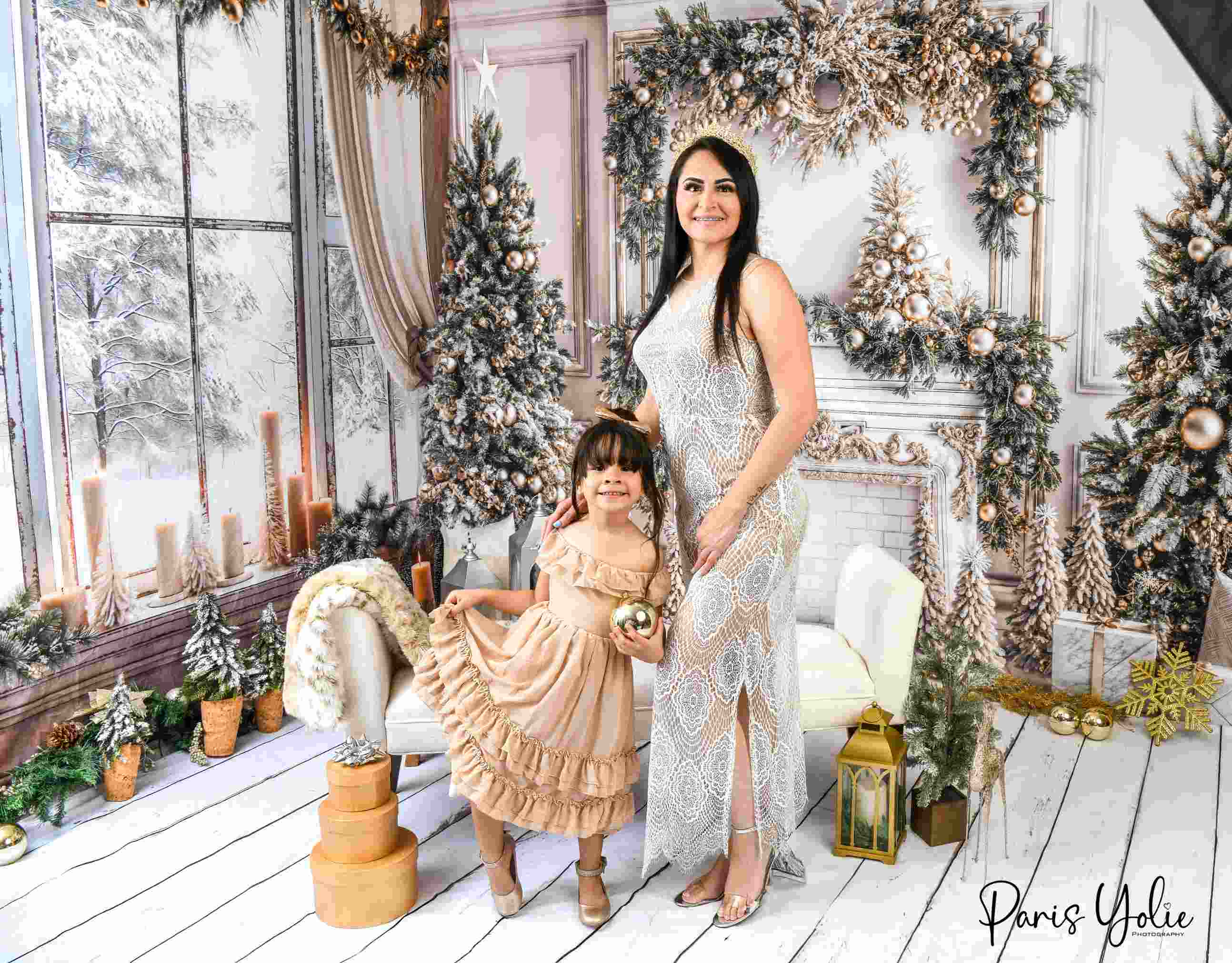 Offres Éclair #2 Kate Noël Blanc Fenêtre Cheminée Cadeaux Ensemble de chambre - Kate Backdrop FR