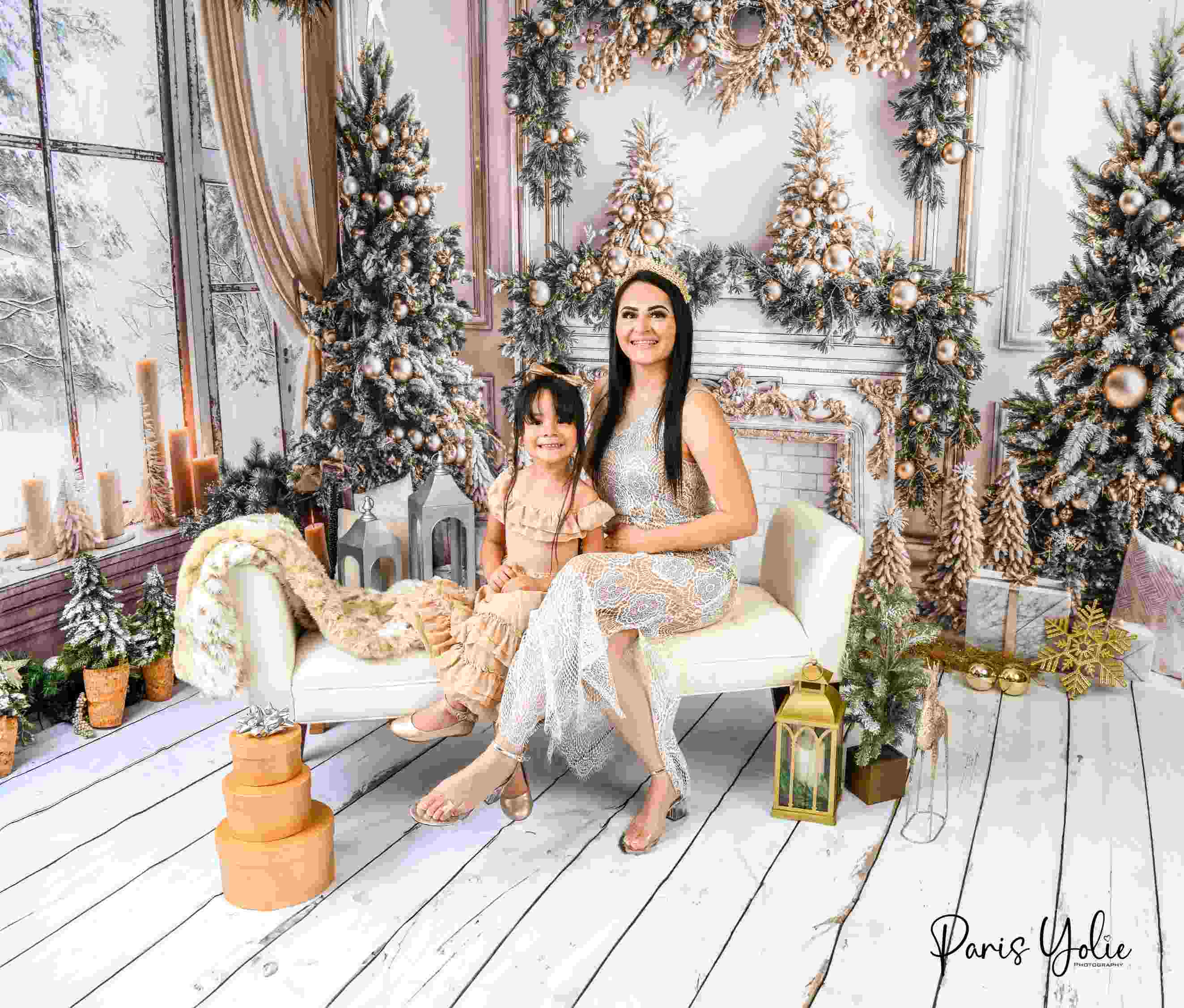 Offres Éclair #2 Kate Noël Blanc Fenêtre Cheminée Cadeaux Ensemble de chambre - Kate Backdrop FR