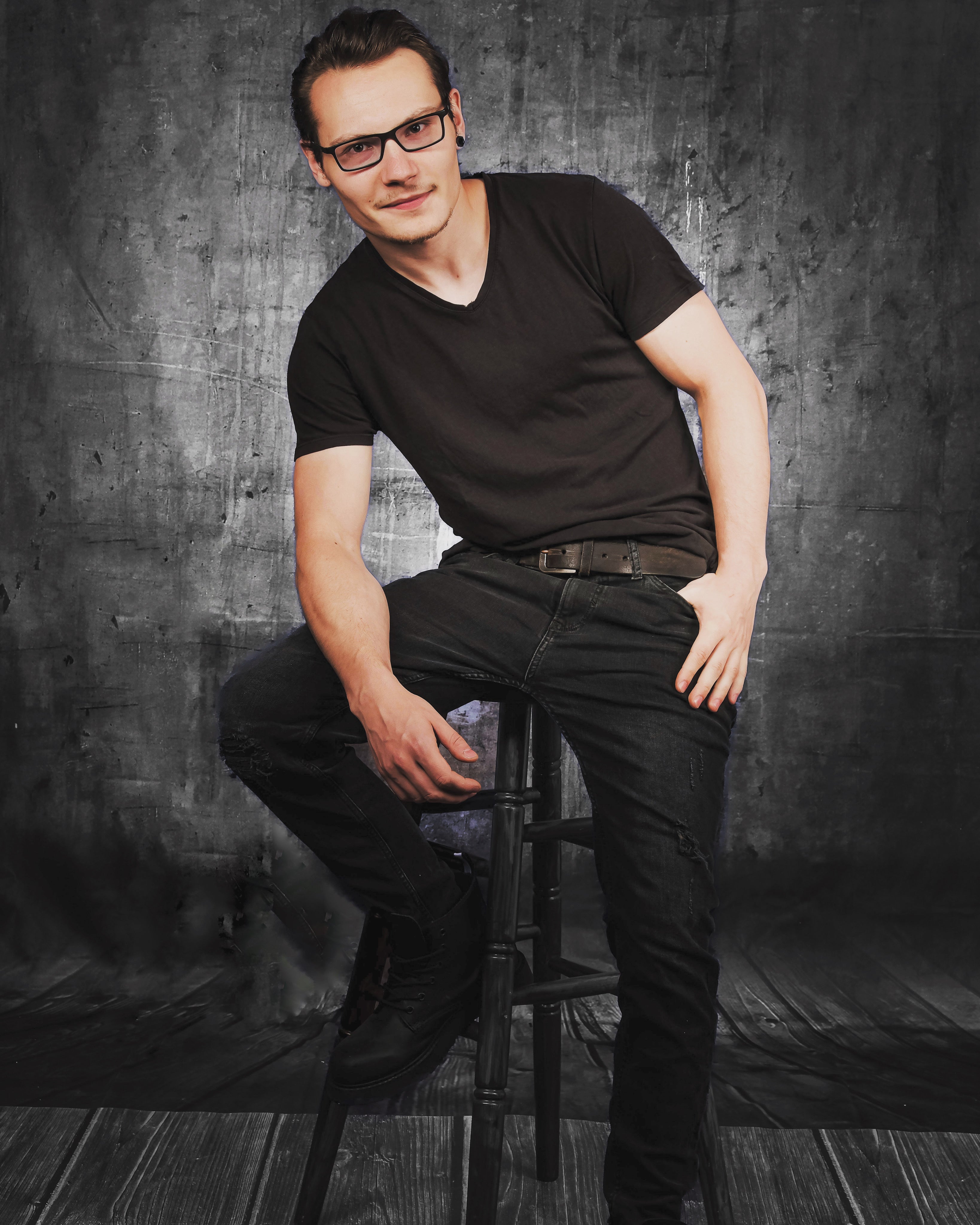 Kate Mur en béton Fer noir Texturé abstraite Vintage Toile de fond pour la photographie - Kate Backdrop FR