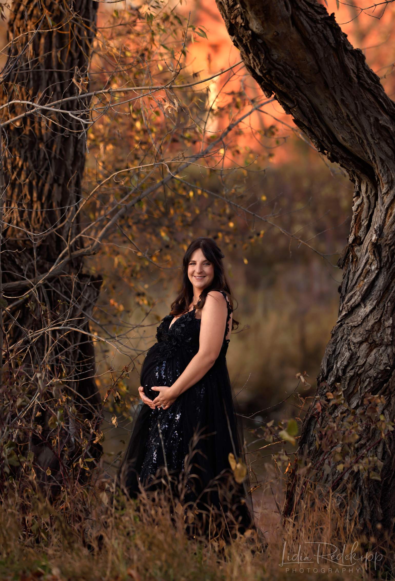 Kate Dentelle Bretelles spaghetti Dos nu Robe de Grossesse pour Séance Photo