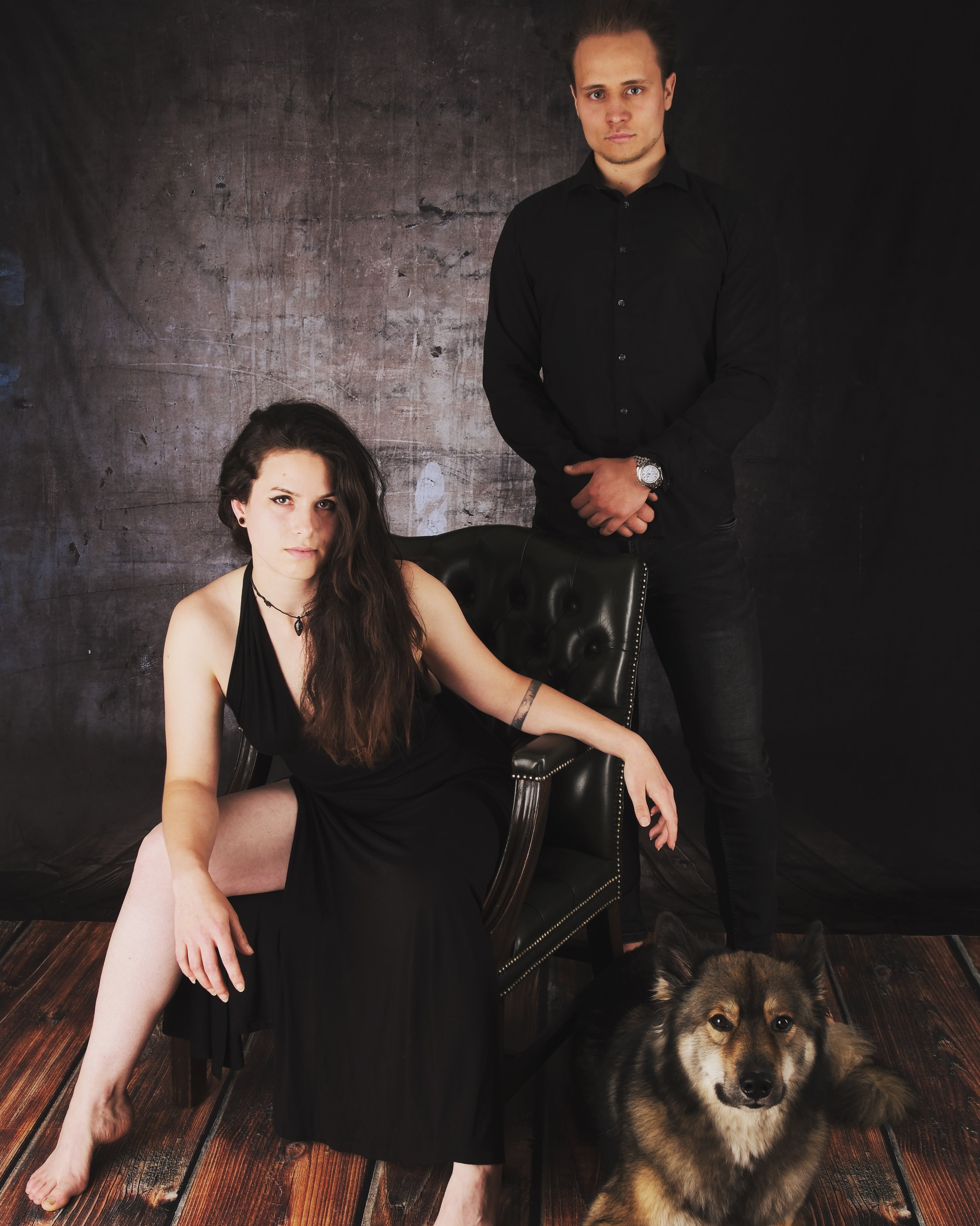 Kate Mur en béton Fer noir Texturé abstraite Vintage Toile de fond pour la photographie - Kate Backdrop FR