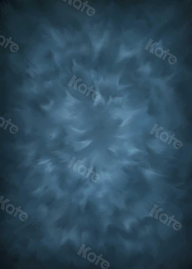 Kate Abstrait Bleu marine Texturé Portrait Toile de fond Conçu par GQ - Kate Backdrop FR
