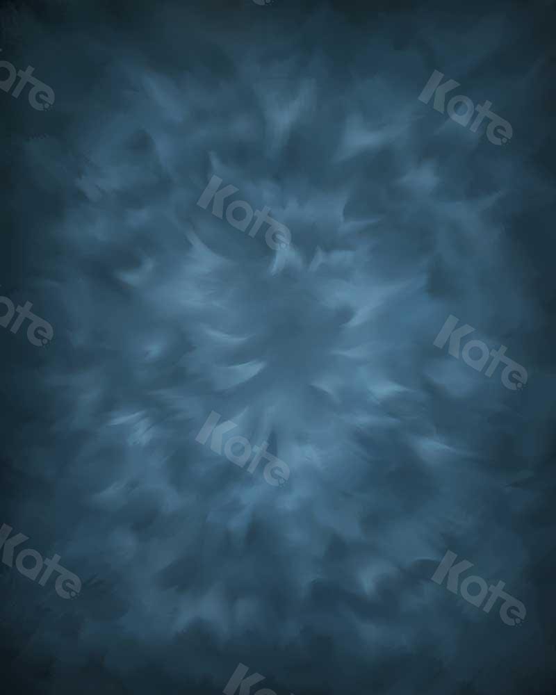 Kate Abstrait Bleu marine Texturé Portrait Toile de fond Conçu par GQ - Kate Backdrop FR