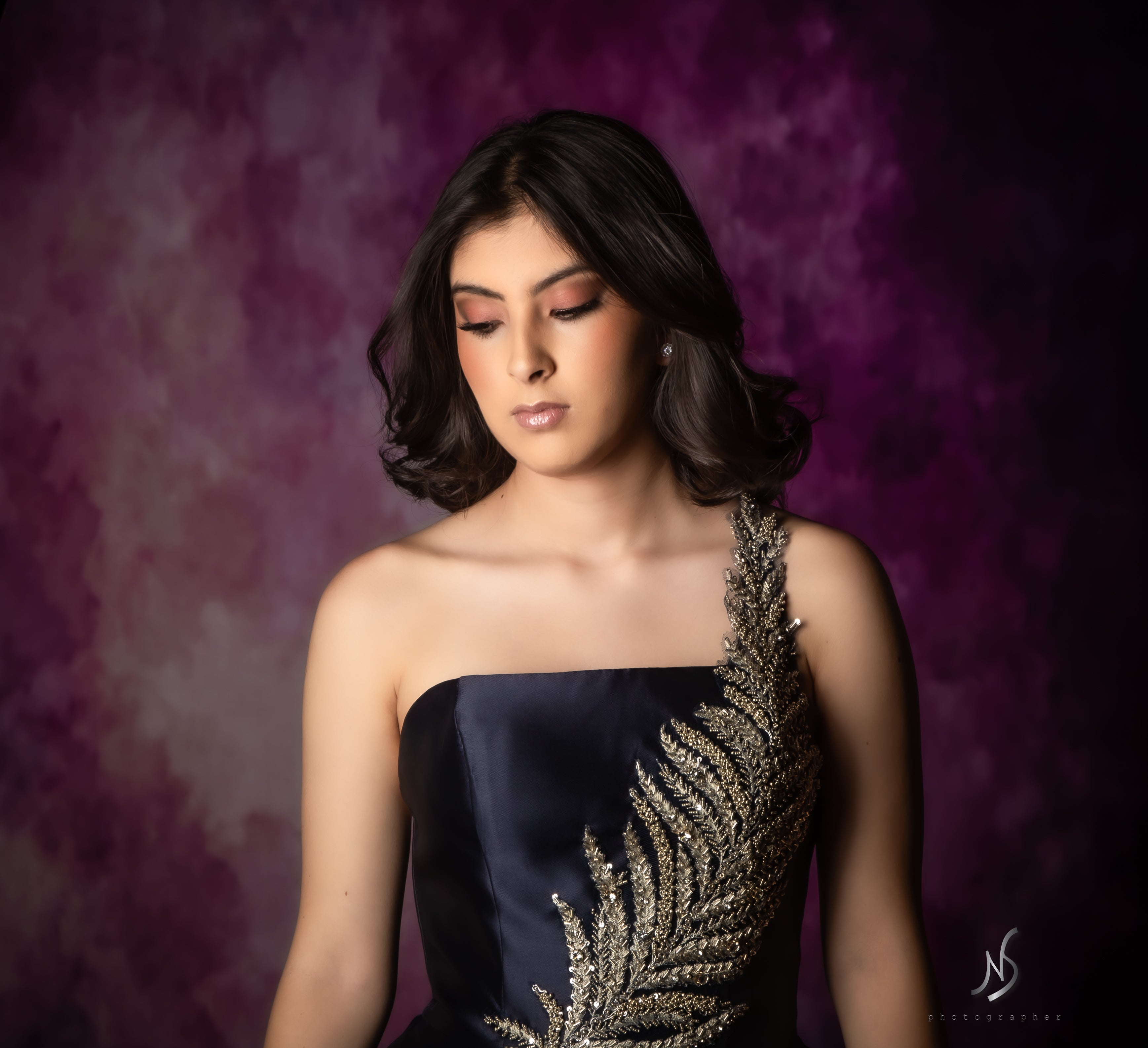 Kate Couleur Grenade Abstrait Toile de fond conçue par Pine Park Collection - Kate Backdrop FR