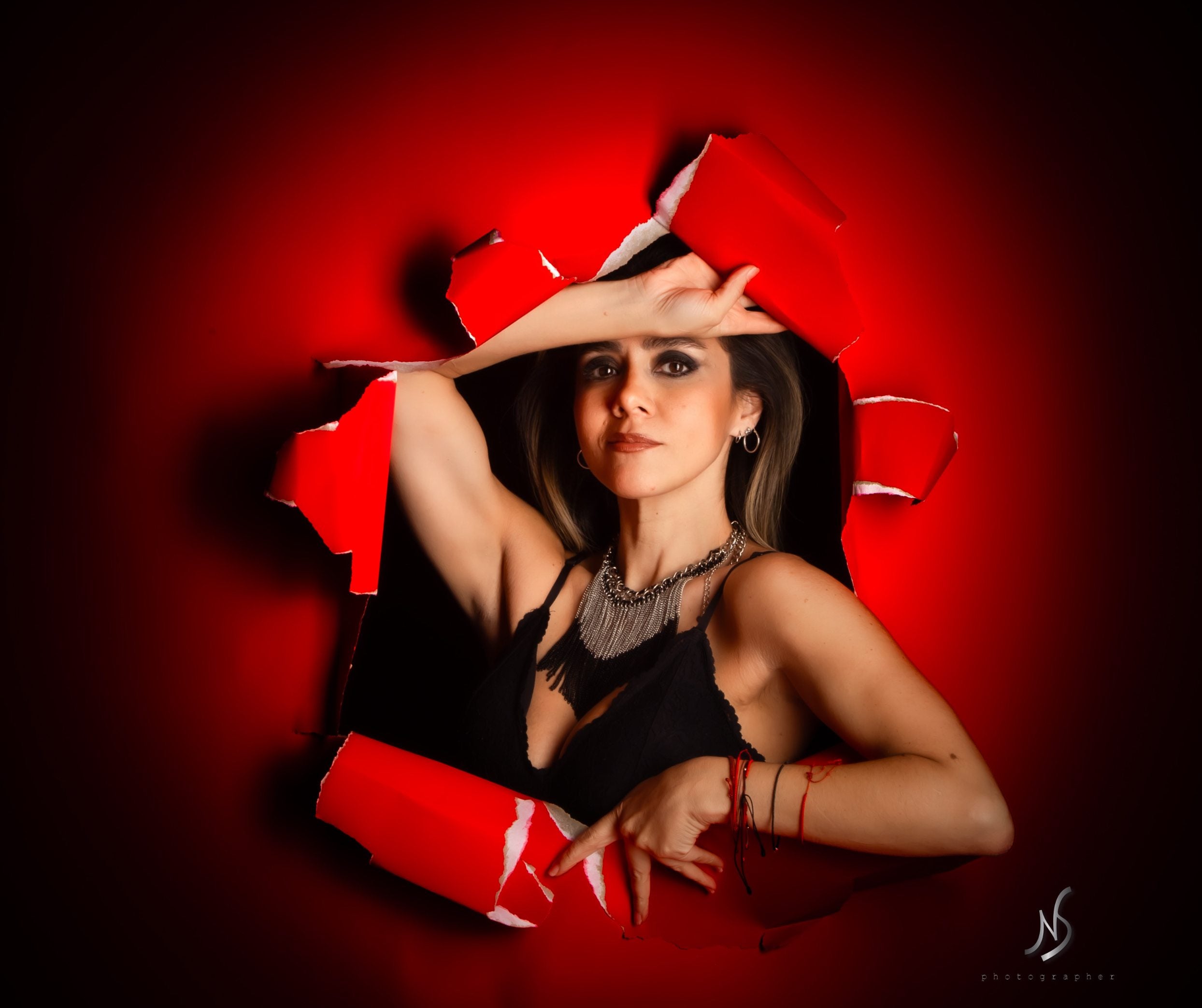 Kate Rouge Fond de Papier Sans Couture pour la photographie - Kate Backdrop FR