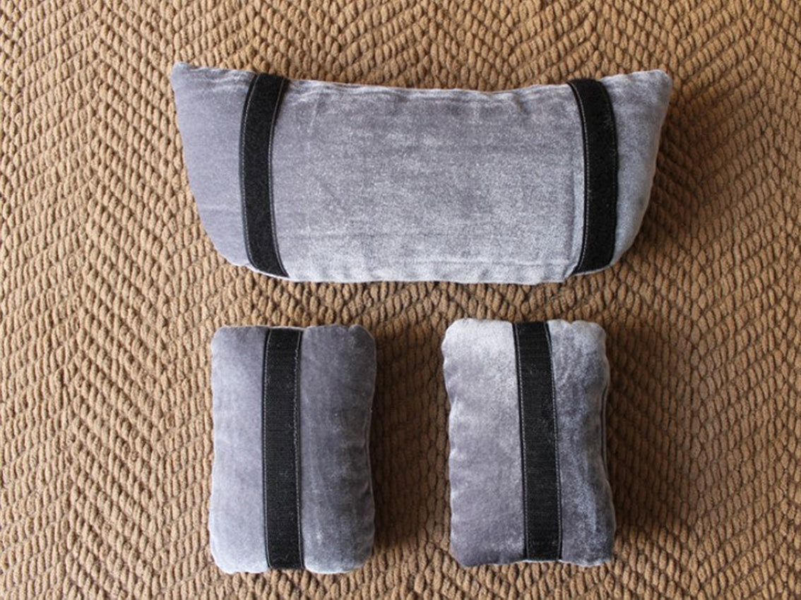 Kate 3 pièces Nouveau née Accessoires Auxiliaires de Photographie Oreillers en Velours Pose - Kate Backdrop FR