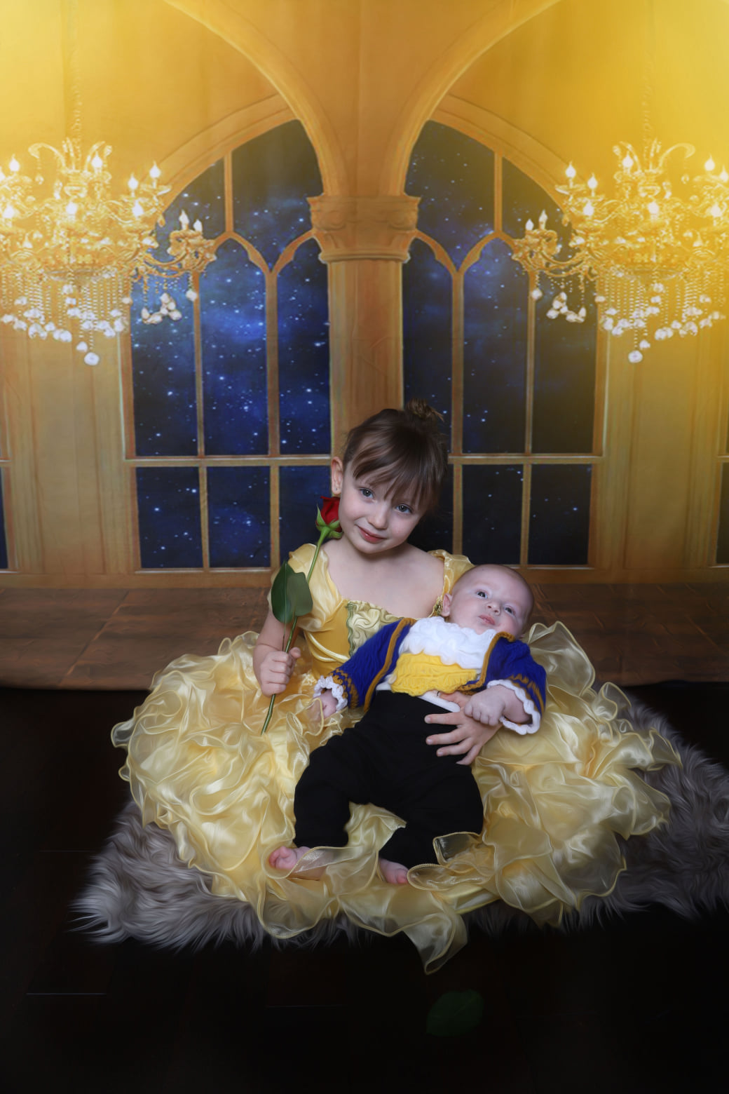 Kate Fenêtre Lustre Jaune Toile de fond conçu par Jerry_Sina - Kate Backdrop FR
