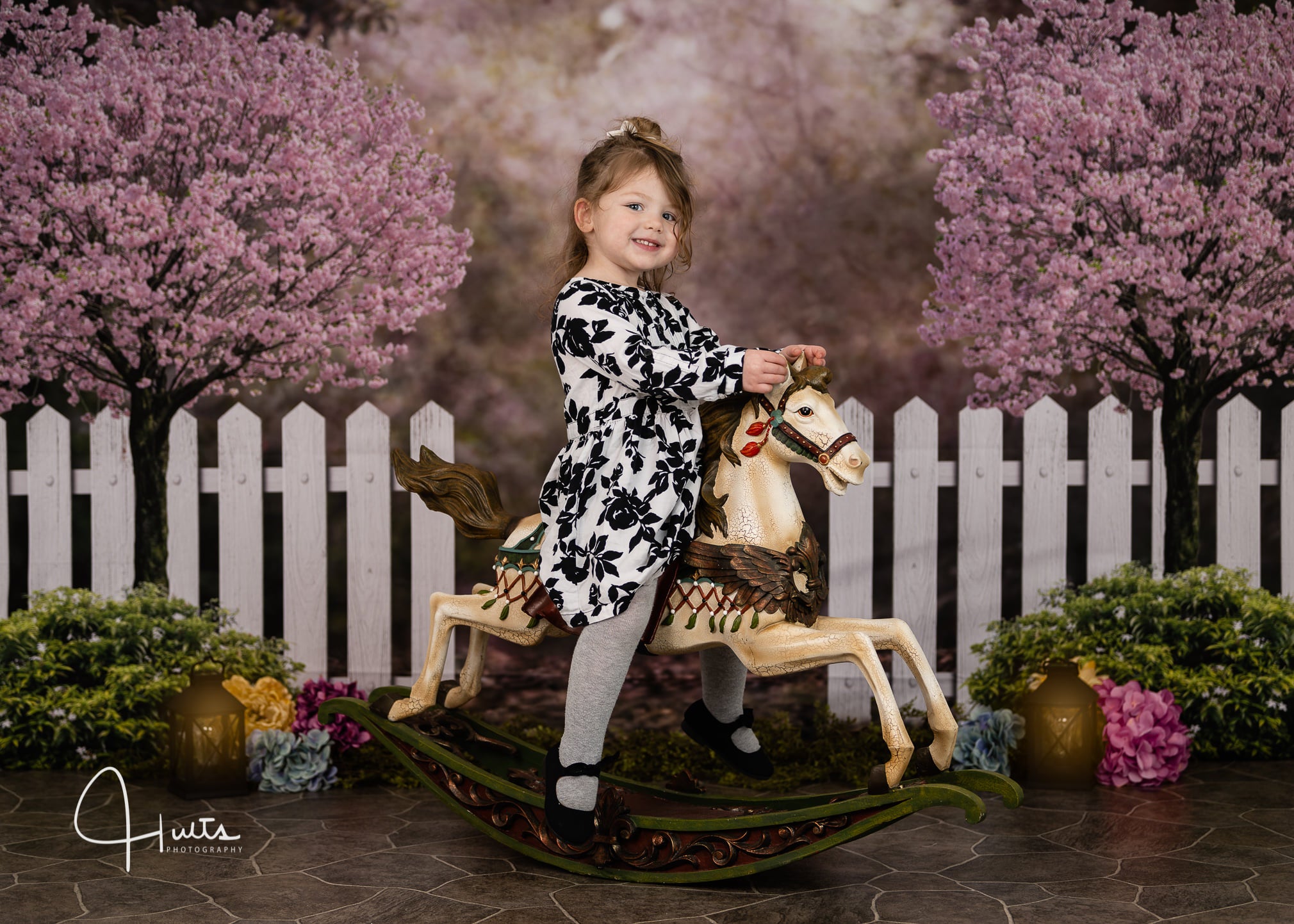 Kate Printemps Jardin Fleurs de cerisier Toile de fond pour la photographie - Kate Backdrop FR