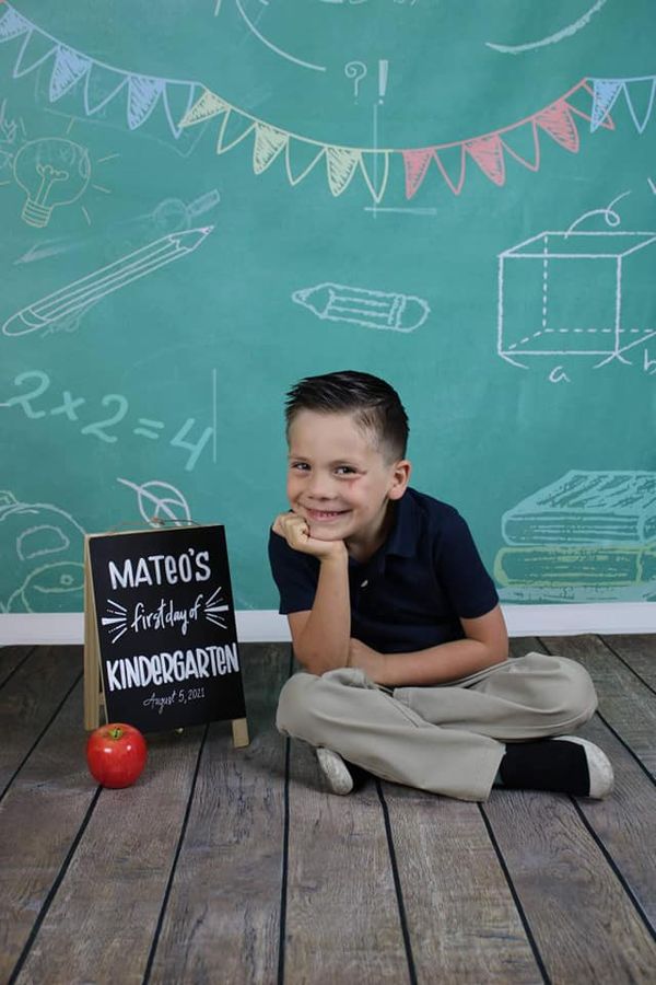 Kate Retour à l'école Vert Tableau noir Toile de fond conçu par Chain Photographie - Kate Backdrop FR