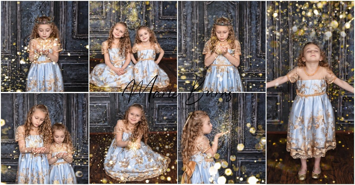 Kate Bleu foncé Vintage Mur Boudoir Mariage Toile de fond conçu par Chain Photographie - Kate Backdrop FR