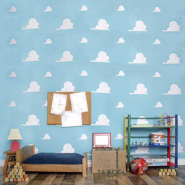 Kate Salle de jouets Lit Enfants Toile de fond conçu par Erin Larkins - Kate Backdrop FR