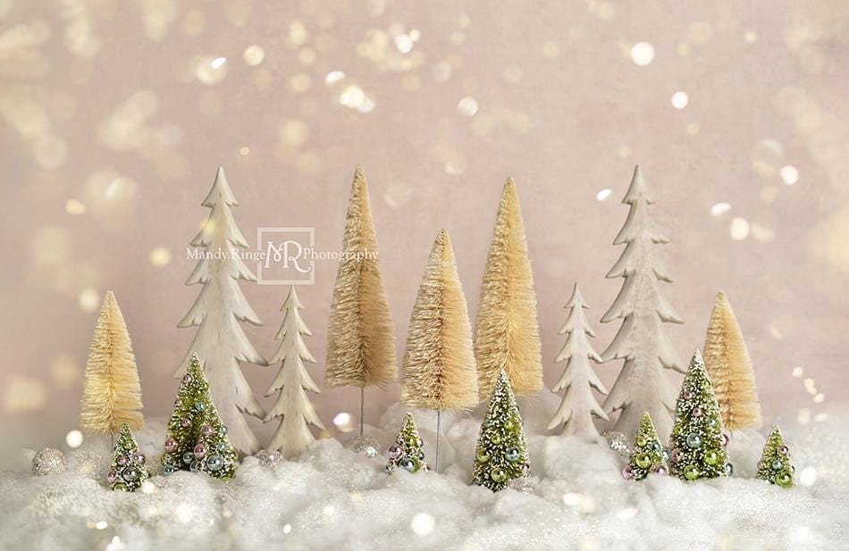 Kate Arbres de Noël Élégant Paillettes Toile de fond conçue par Mandy Ringe Photography - Kate Backdrop FR