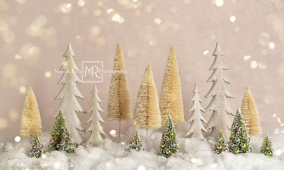 Kate Arbres de Noël Élégant Paillettes Toile de fond conçue par Mandy Ringe Photography - Kate Backdrop FR