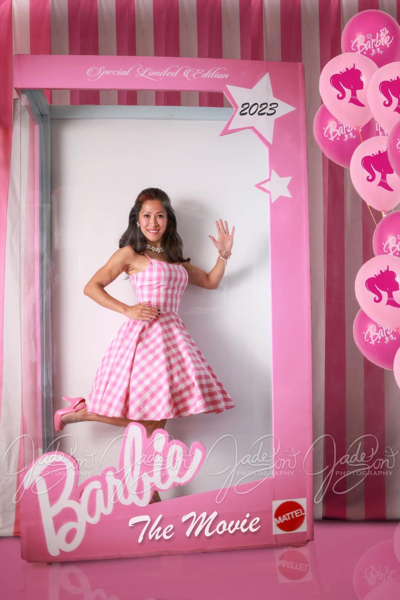 Kate Rayures roses et blanches Toile de fond pour la photographie - Kate Backdrop FR