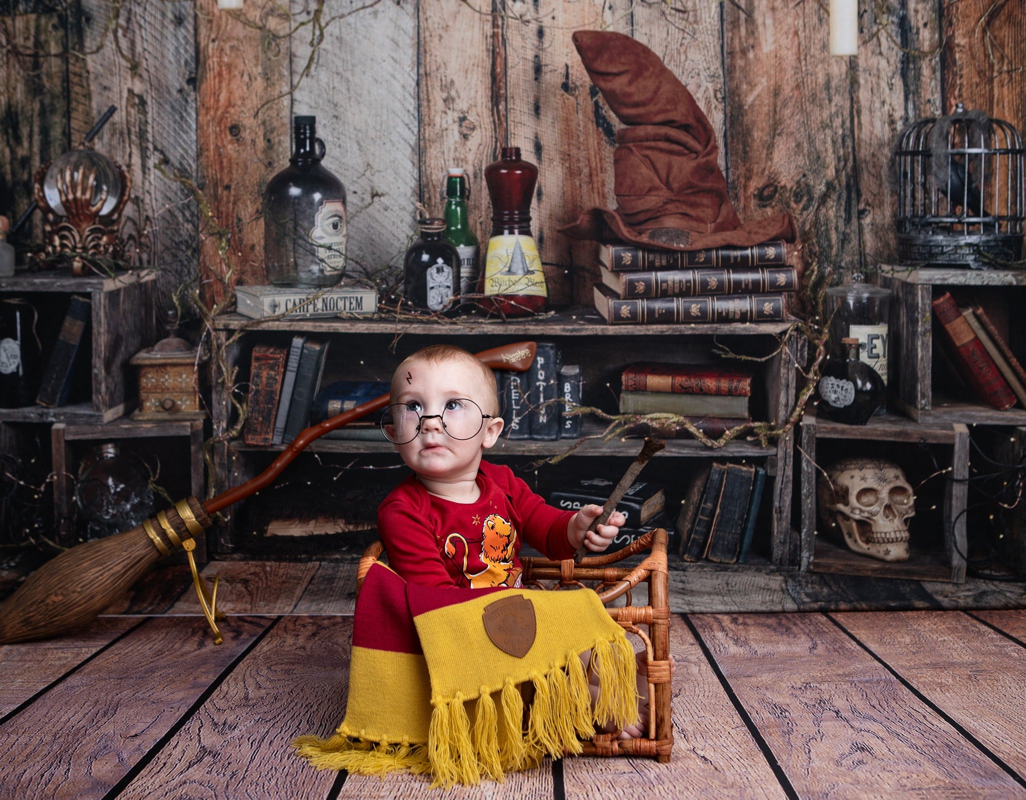 Kate Conte de fées Magique Sorcier Toile de fond conçue par Arica Kirby - Kate Backdrop FR