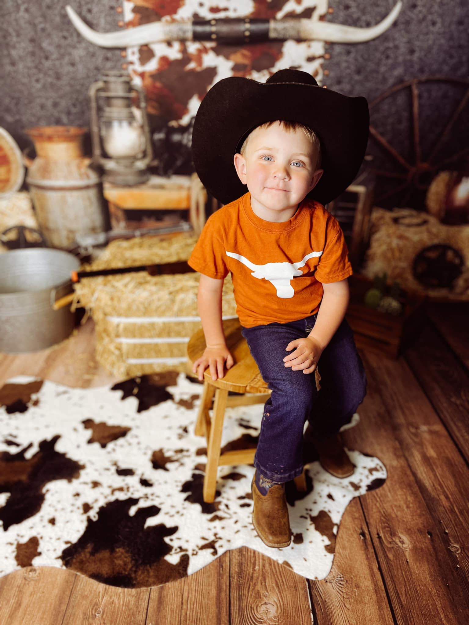 Kate Anniversaire Cake Smash Ouest Toile de fond conçue par Arica Kirby - Kate Backdrop FR