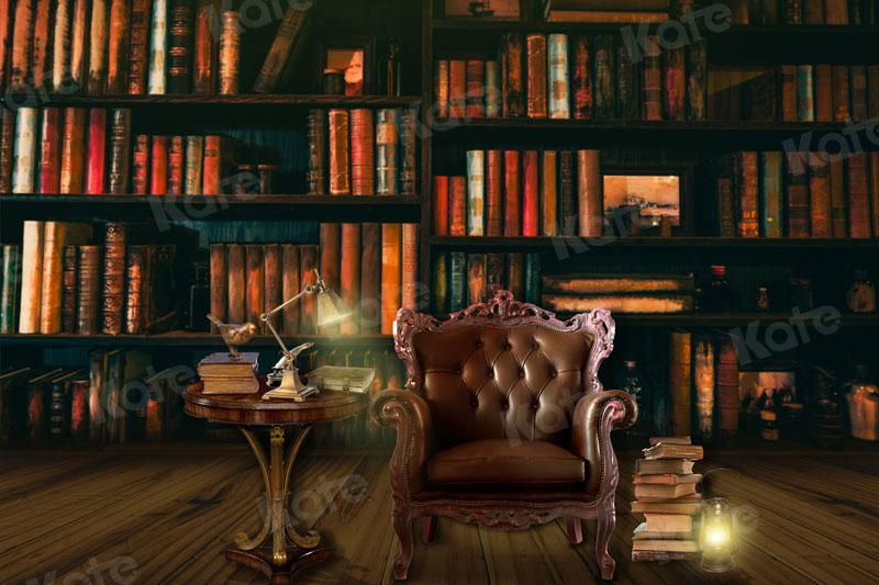 Kate Rétro Librairie Ancienne Toile de fond pour la photographie - Kate Backdrop FR