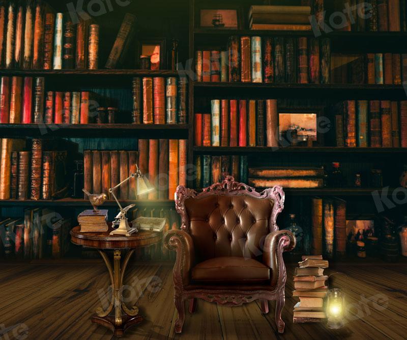 Kate Rétro Librairie Ancienne Toile de fond pour la photographie - Kate Backdrop FR