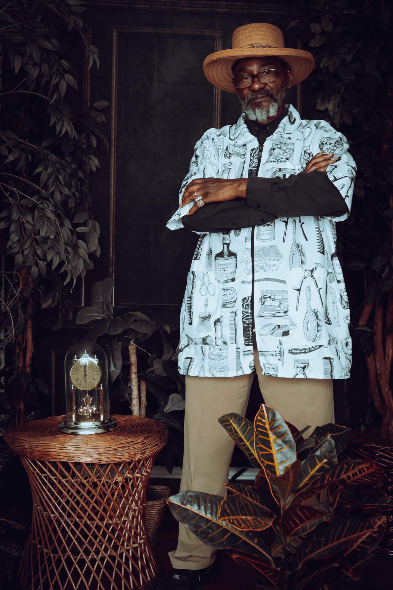 Kate Mur Noir Élégant Vintage Toile de fond pour la photographie - Kate Backdrop FR