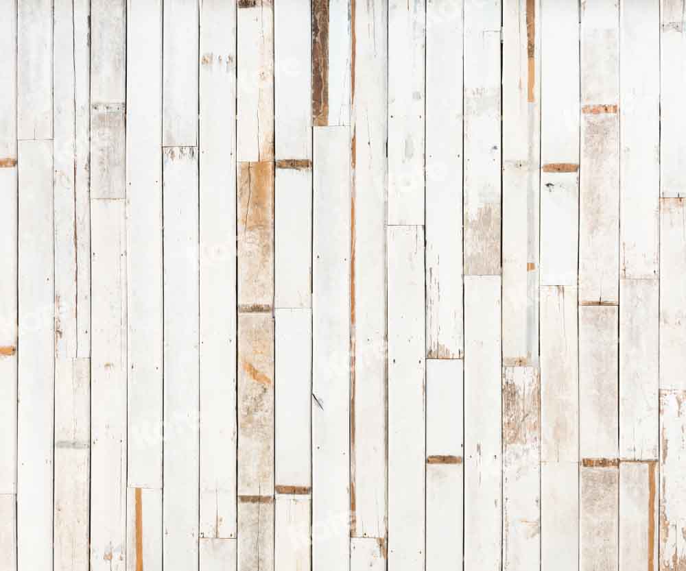 Kate Grain de bois Vintage Blanc Toile de Fond conçue par Kate Image - Kate Backdrop FR