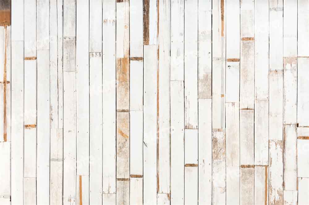 Kate Grain de bois Vintage Blanc Toile de Fond conçue par Kate Image - Kate Backdrop FR