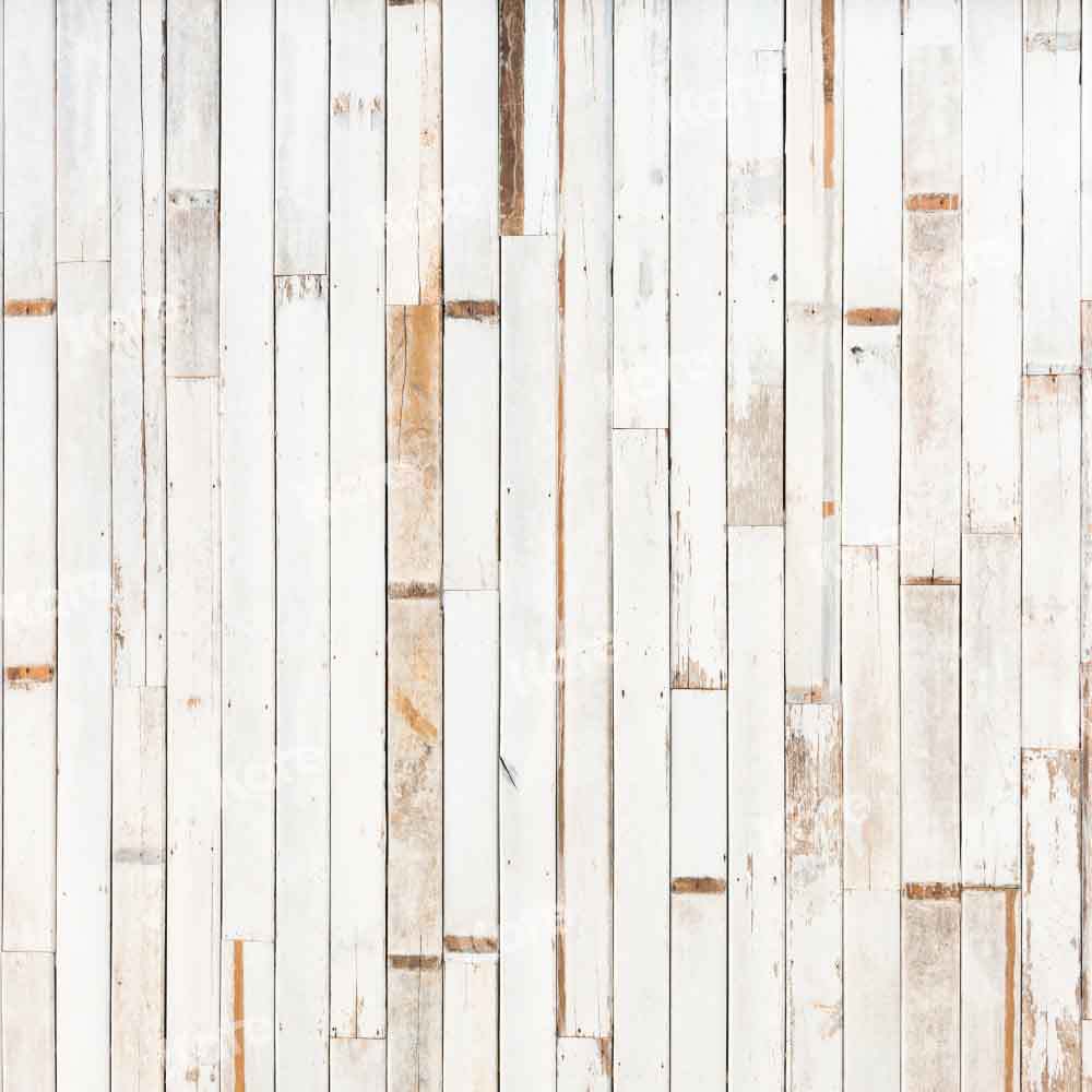 Kate Grain de bois Vintage Blanc Toile de Fond conçue par Kate Image - Kate Backdrop FR