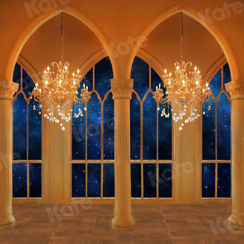 Kate Fenêtre Lustre Jaune Toile de fond conçu par Jerry_Sina - Kate Backdrop FR