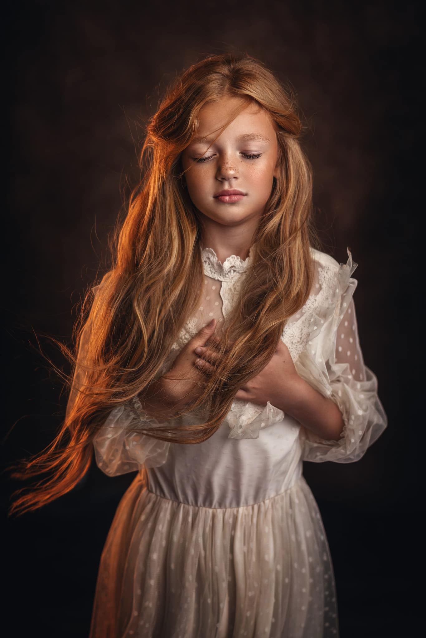 Kate Abstrait Texture Brun Portrait Old Master Toile de fond pour la photographie - Kate Backdrop FR