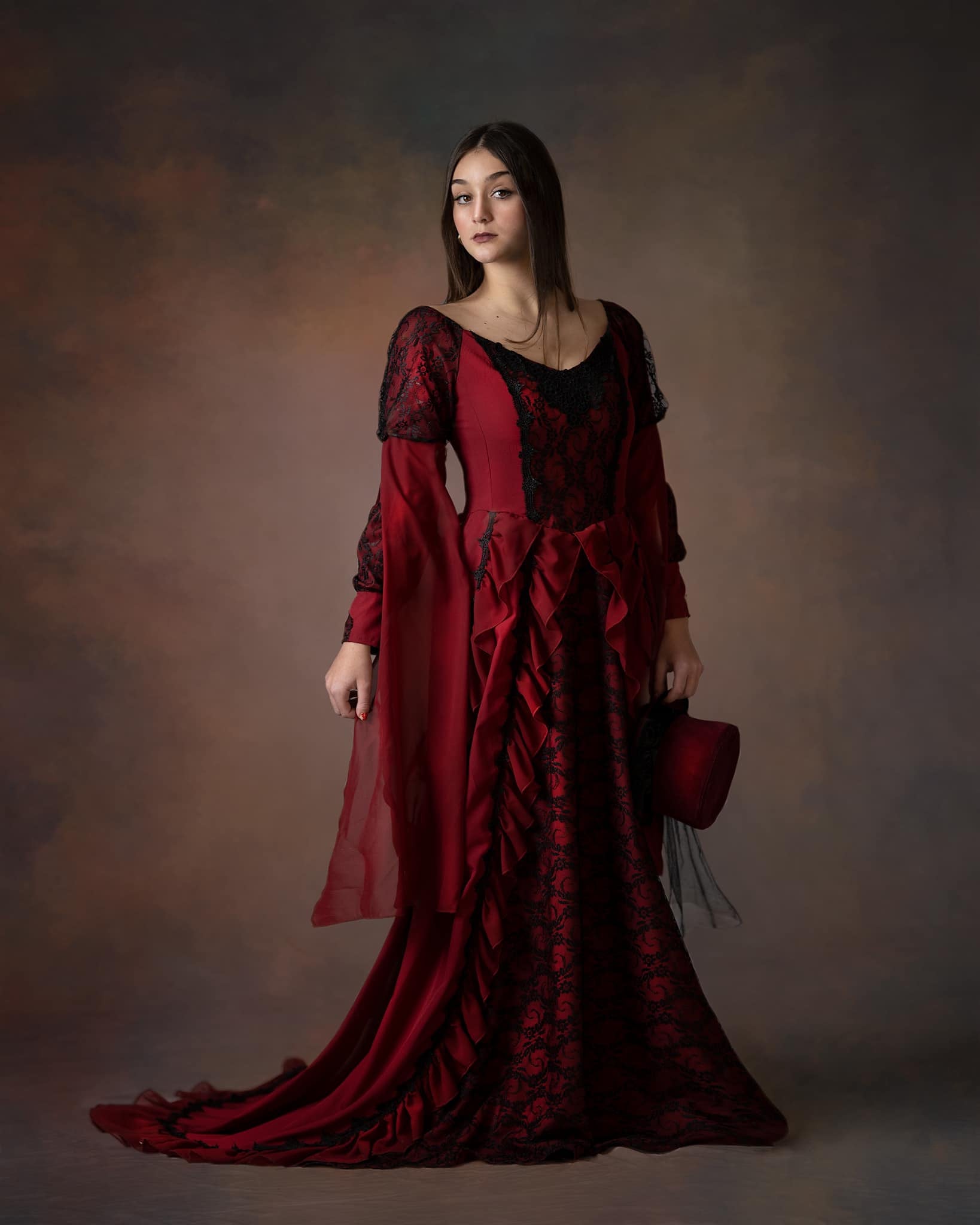 Kate Abstrait Texture Brun Portrait Old Master Toile de fond pour la photographie - Kate Backdrop FR