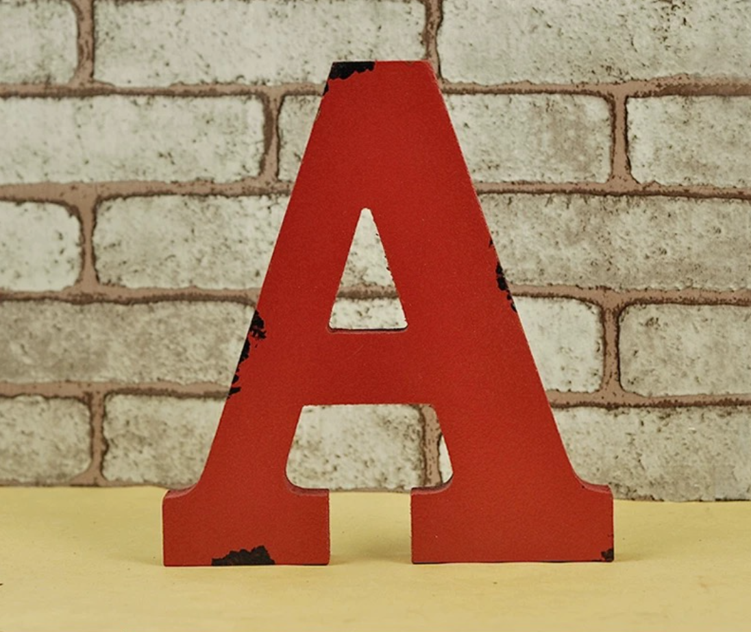 Kate Lettres en Bois ABC 18cm Kit Accessoires