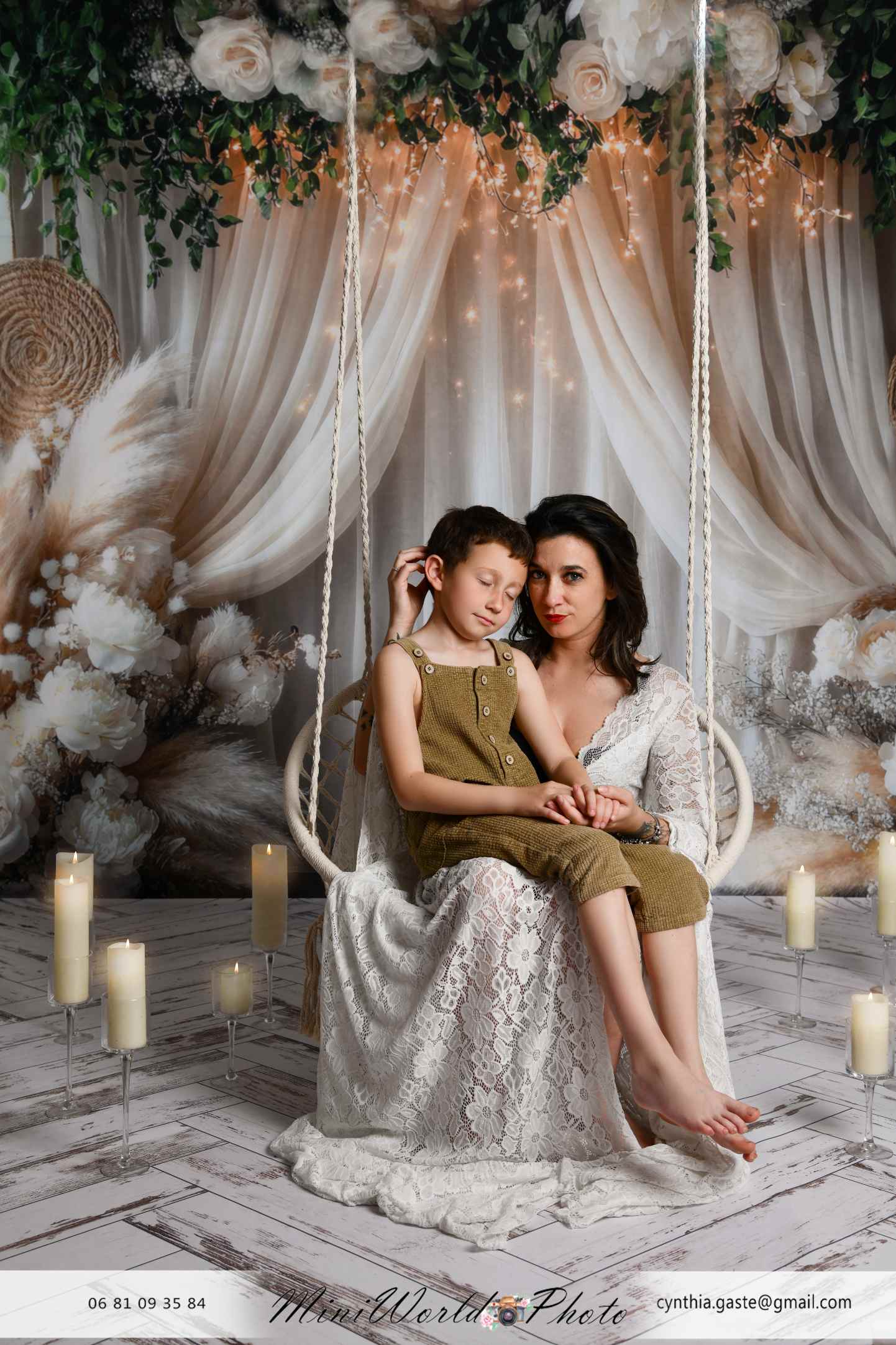 Kate Fête des mères Boho Rideaux Macramé Toile de fond conçue par Mini MakeBelieve - Kate Backdrop FR