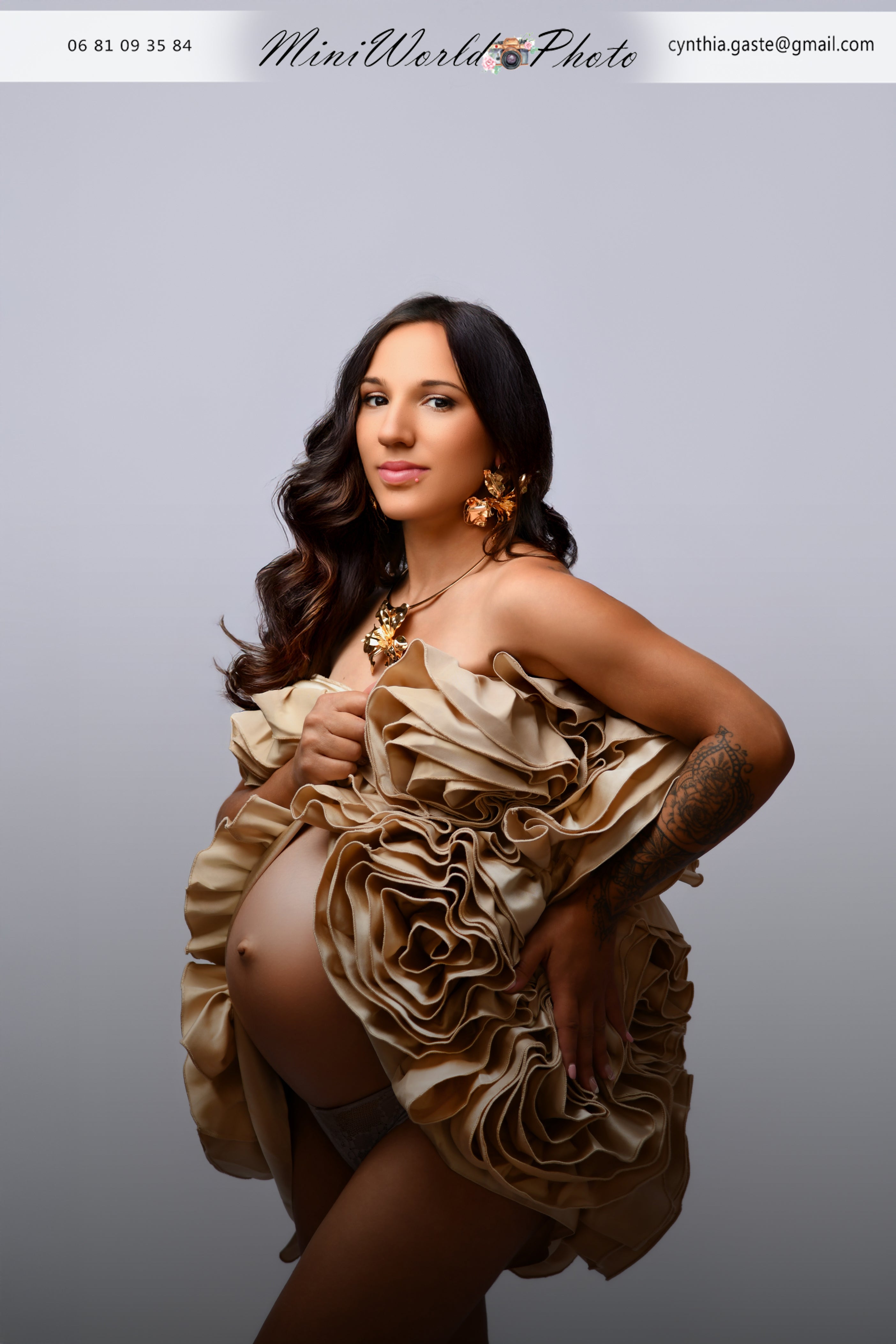 Kate Couleur unie Gris clair Toile de fond Photographie de portrait - Kate Backdrop FR