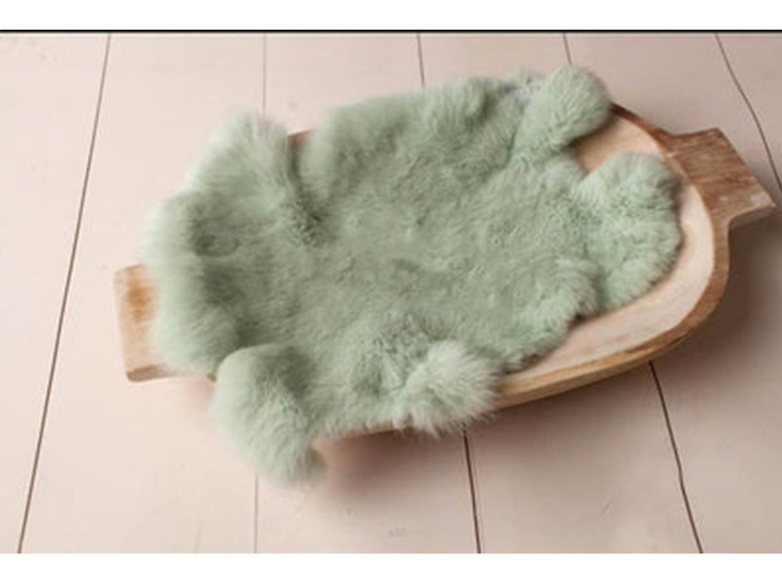 Kate Nouveau née Accessoires Photographie Couverture en Fausse Fourrure Lapin - Kate Backdrop FR