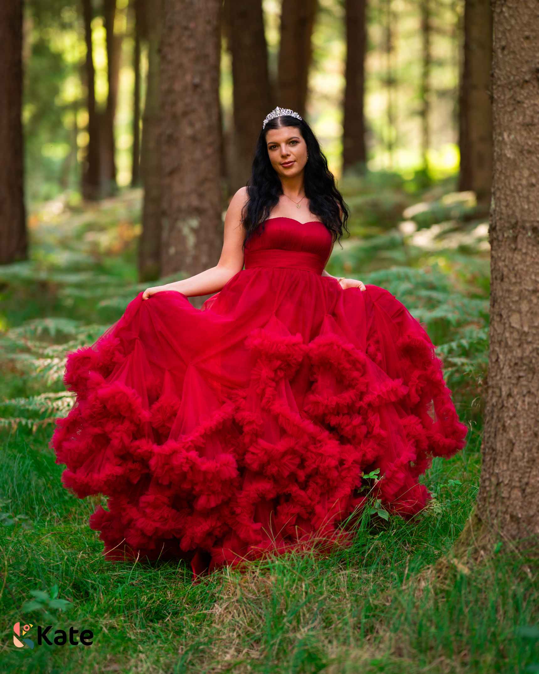 Kate Sans manches Dos nu Longue Robe de Grossesse pour Séance Photo - Kate Backdrop FR