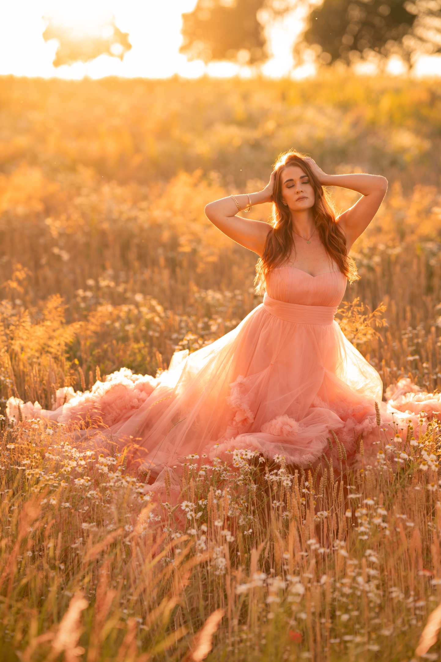 Kate Sans manches Dos nu Longue Robe de Grossesse pour Séance Photo - Kate Backdrop FR