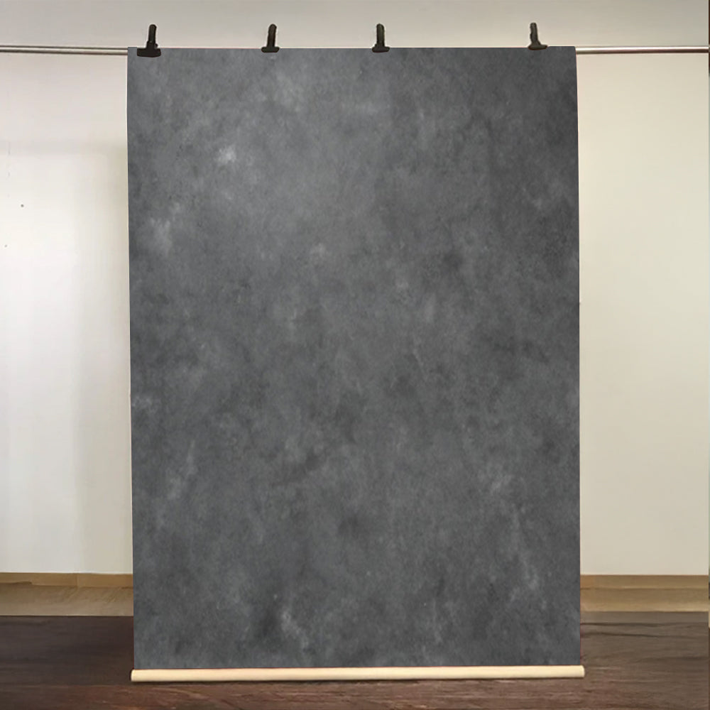 Kate 5x7pi Gris Réel Texture Abstraite Peint par pulvérisation Toile de fond Peinte à la main - Kate Backdrop FR