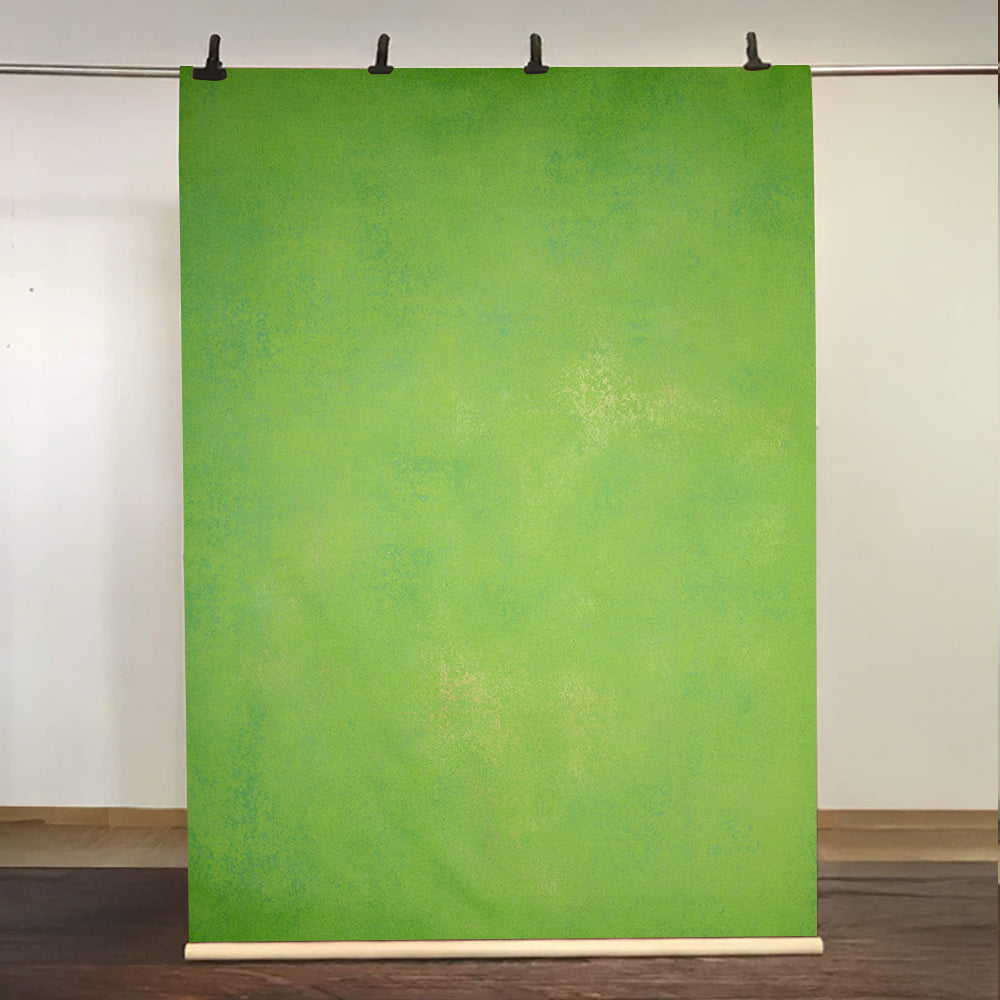 Kate 5x7pi Texture Abstraite Monet Vert olive Toile de fond Peinte à la main - Kate Backdrop FR