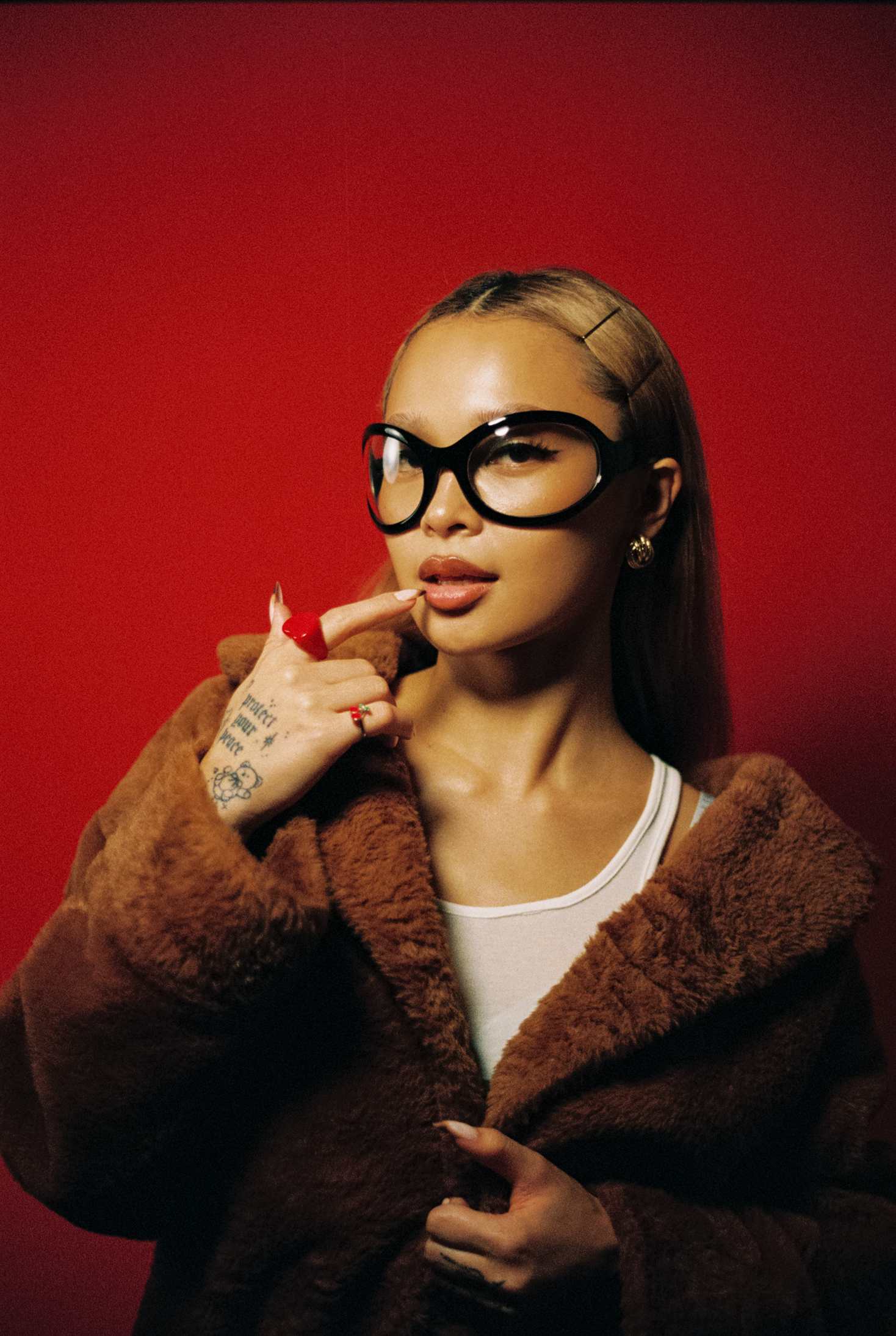 Kate Rouge Fond de Papier Sans Couture pour la photographie - Kate Backdrop FR