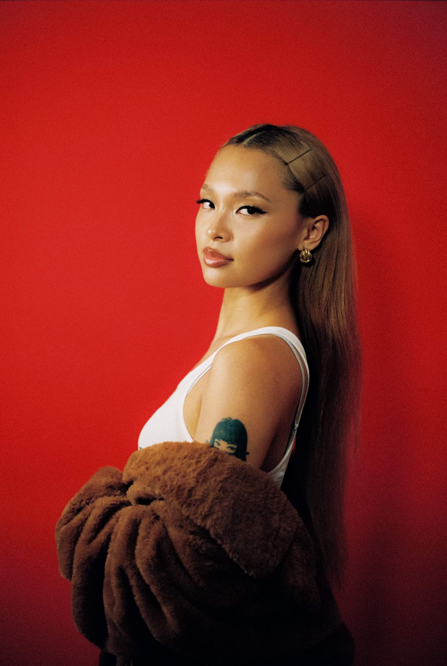 Kate Rouge Fond de Papier Sans Couture pour la photographie - Kate Backdrop FR