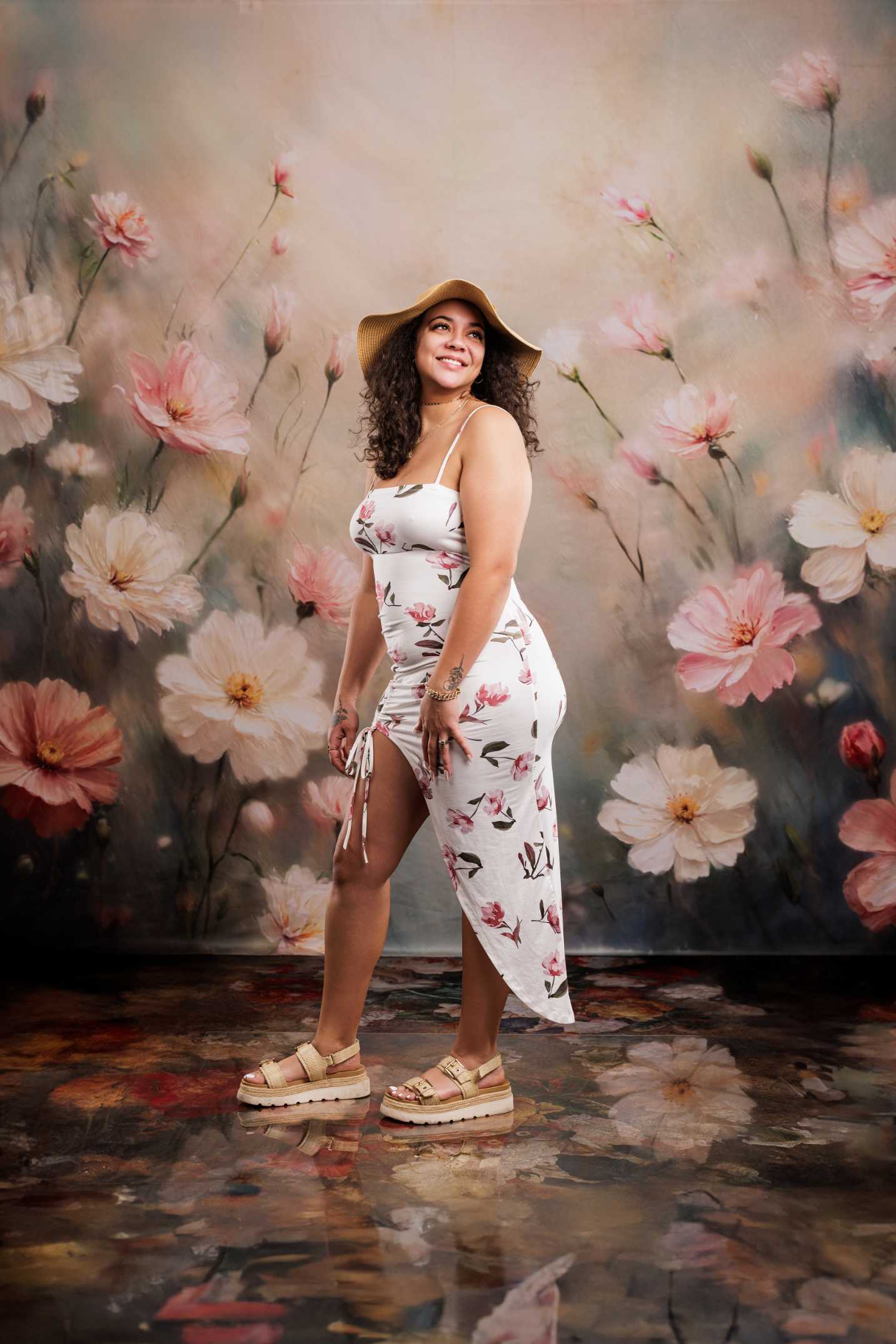 Kate Printemps Beaux-arts Fleurs Pastel Toile de fond conçue par Emetselch - Kate Backdrop FR