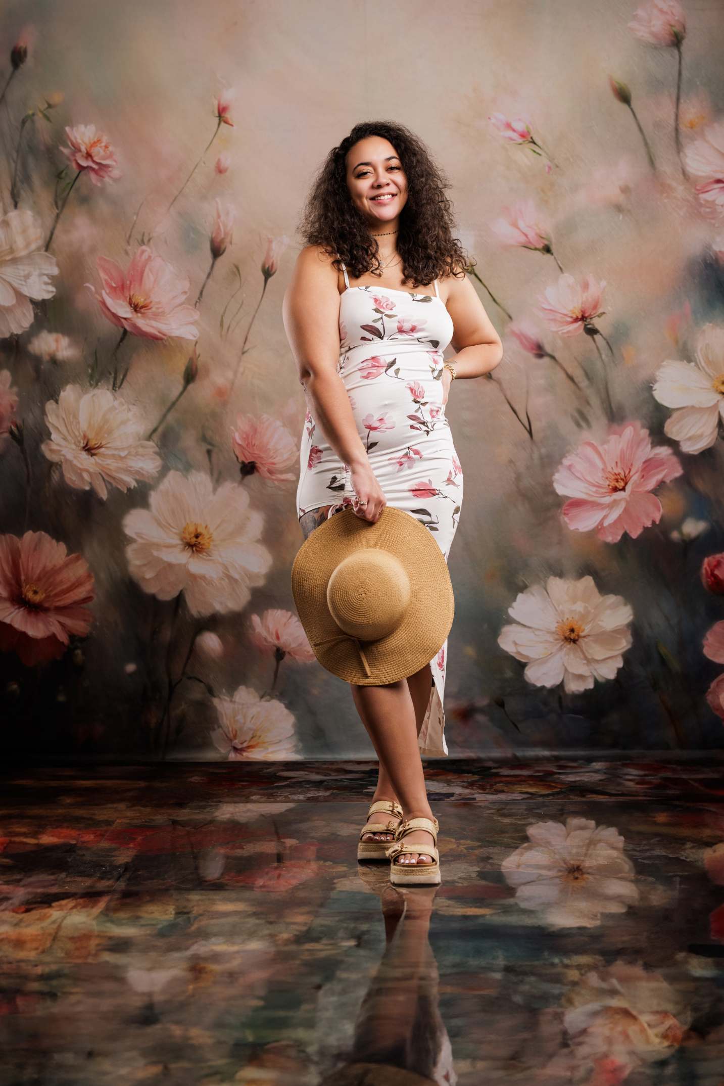 Kate Printemps Beaux-arts Fleurs Pastel Toile de fond conçue par Emetselch - Kate Backdrop FR