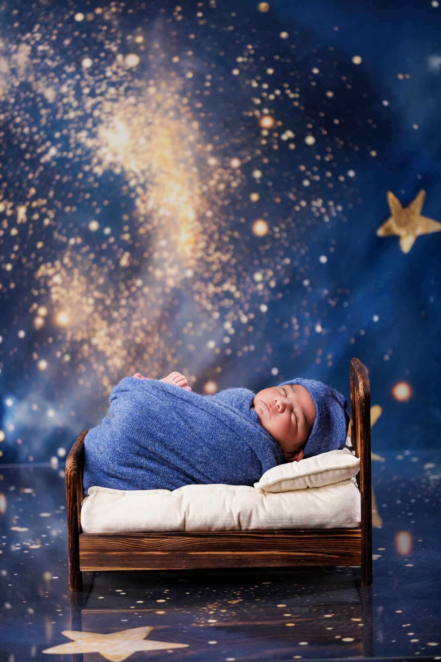 Kate Nuit étoilée Ciel Galaxie Anniversaire Toile de fond conçue par Emetselch - Kate Backdrop FR