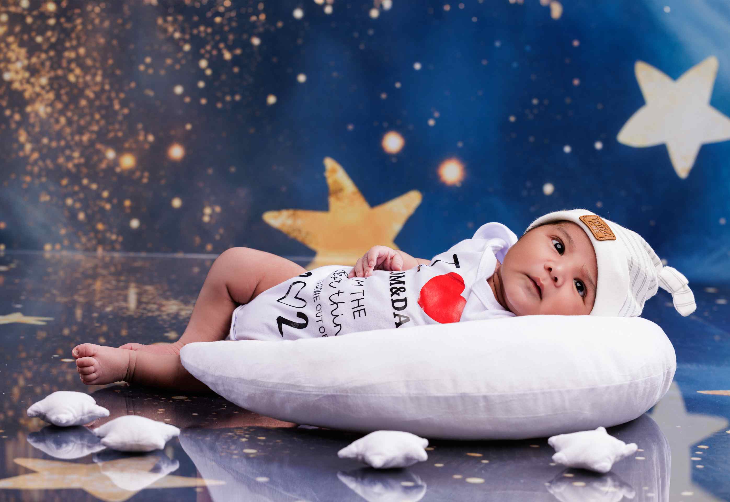 Kate Nuit étoilée Ciel Galaxie Anniversaire Toile de fond conçue par Emetselch - Kate Backdrop FR