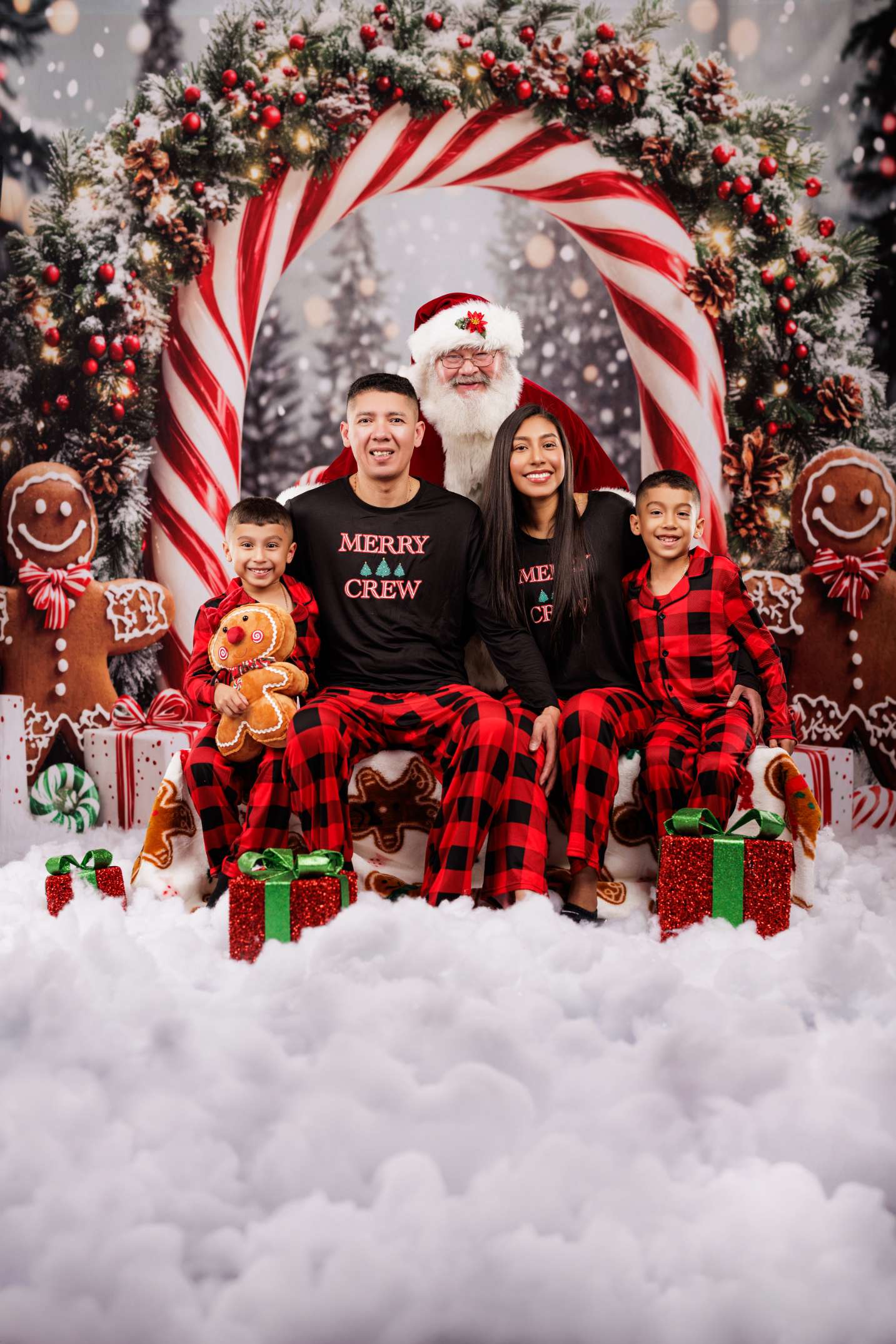 Kate Noël Arc Bonbons Pain d'Épice Neige Toile de fond conçue par Emetselch