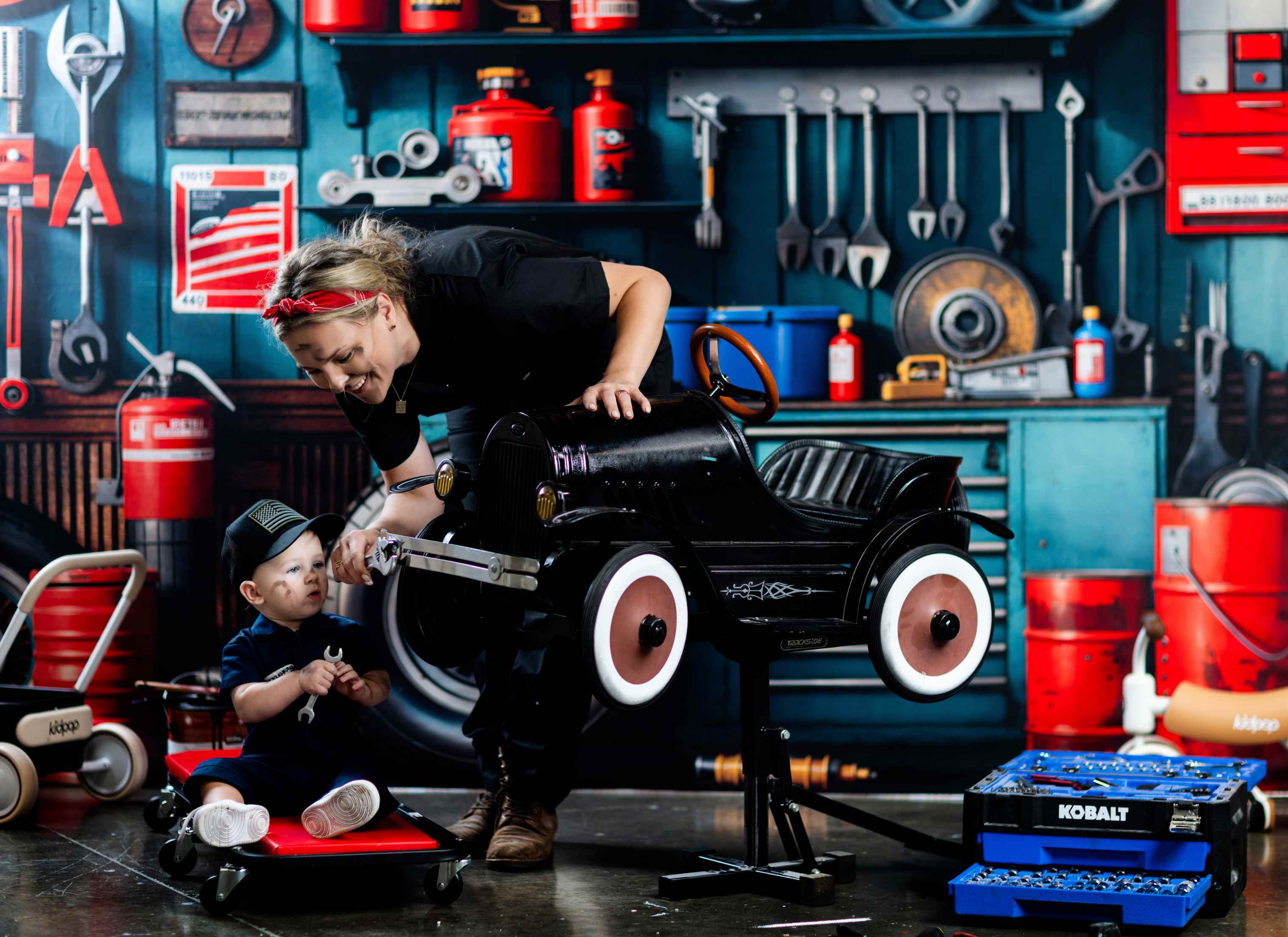 Kate Porte-outil Garage Fête des pères Toile de fond conçue par Emetselch - Kate Backdrop FR